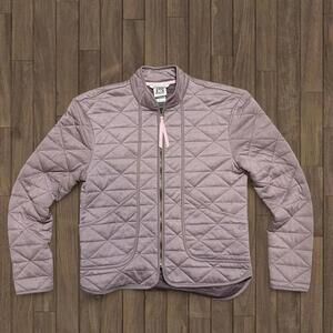 Avalanche‎ Quilted Zip Jacket Sz M Light Pink
